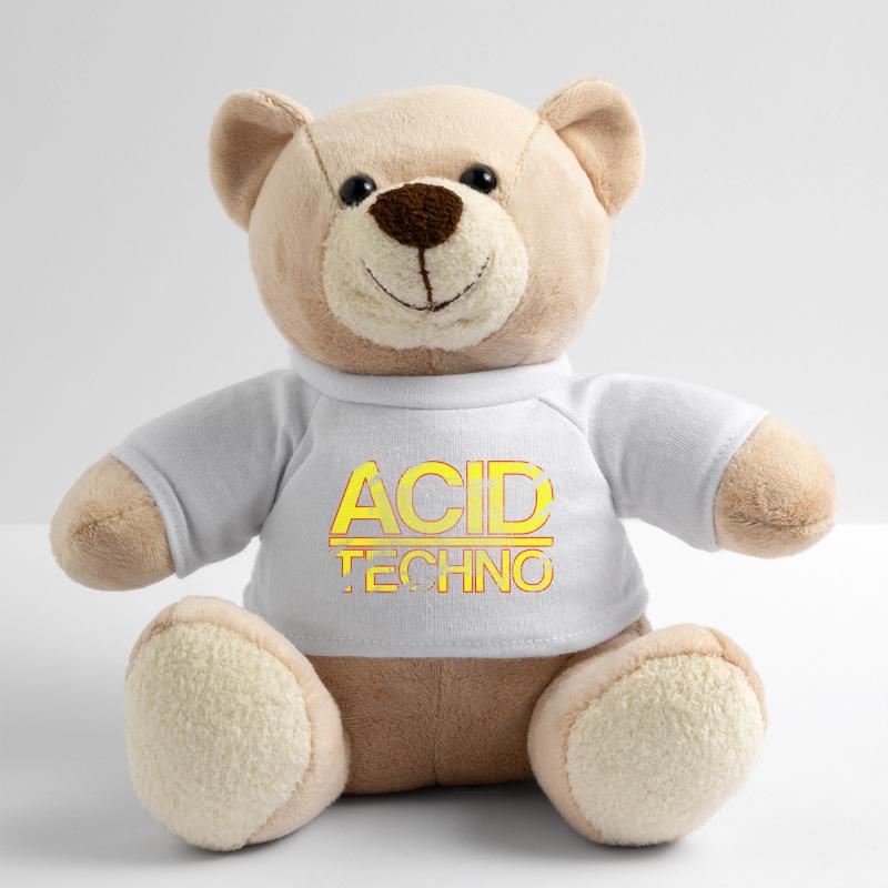 Acid Techno Rot Gelb | Heavy Scratch Acid Techno Teddy