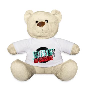 hundefreund kaffeeliebhaber kaffeebohne humor - Teddy - Weiß - Vorne