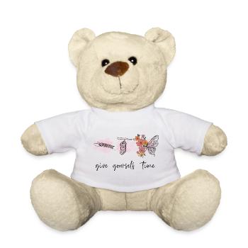 Gib dir Zeit - Teddy - Weiß - Vorne