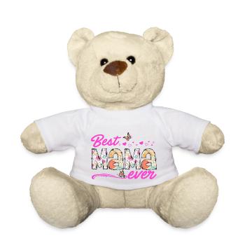 Proud Mom Mother MomMy Life's Work Kids Child - Teddy Bear - white - Front