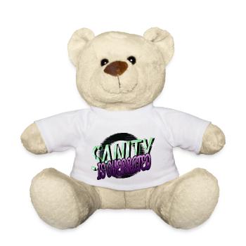 books and wine book cat wine gift idea book fan - Teddy - Weiß - Vorne