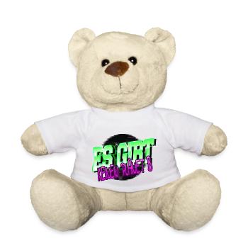 spruch weihnachten witzig veganes essen vegan - Teddy - Weiß - Vorne