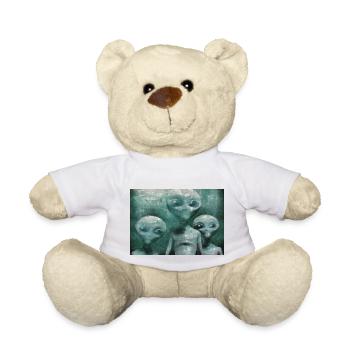 Aliens in the Mist - Teddy Bear - white - Front