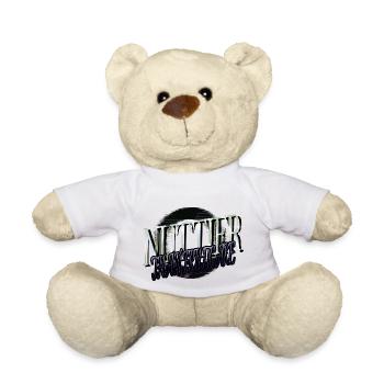 birthday present birthday present idea beach - Teddy Bear - white - Front