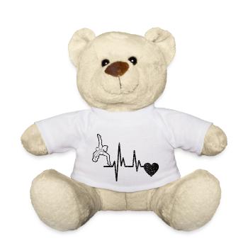 Cheerleader Cheerleader Cheerleading Cadeau - Nounours - blanc - Devant
