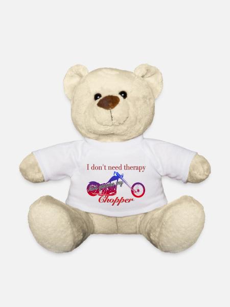 Self-therapy chopper - Teddy Bear - white