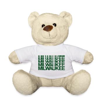 Milwaukee Raster Muster - Teddy - Weiß - Vorne
