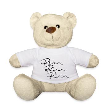 Courir! Courir! Courir! - Nounours - blanc - Devant