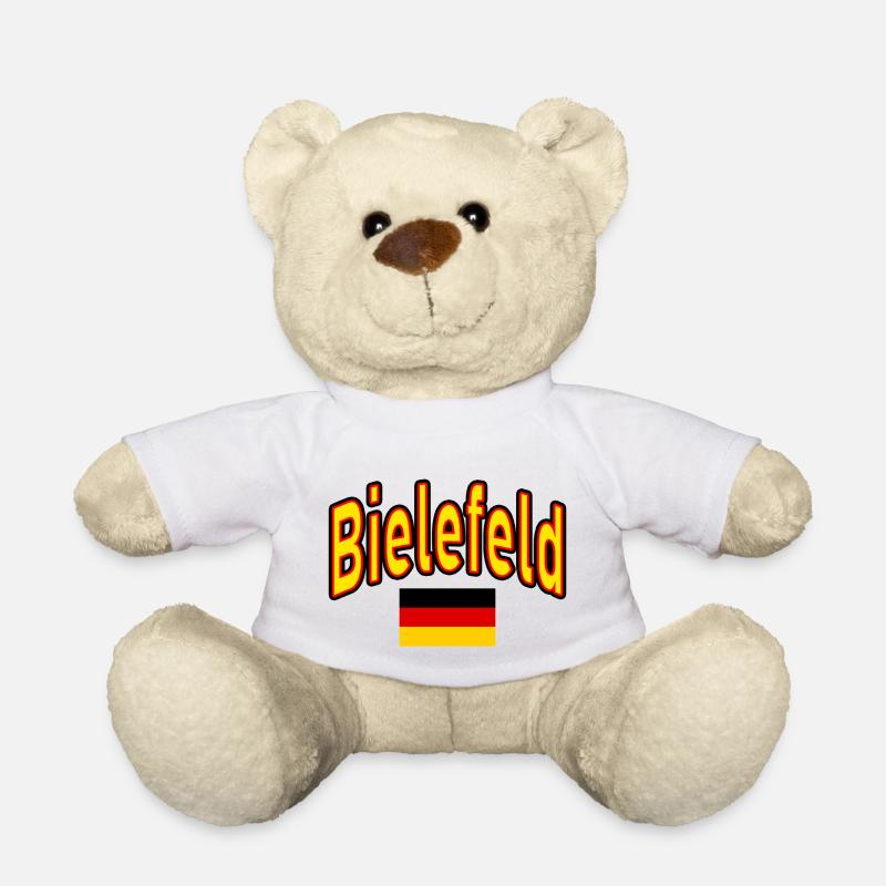 Bielefeld deutschland flagge - Teddy - Weiß