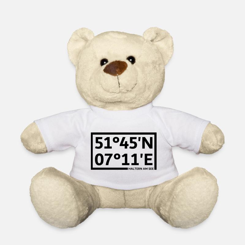 Haltern am See Koordinaten - Teddy - Weiß