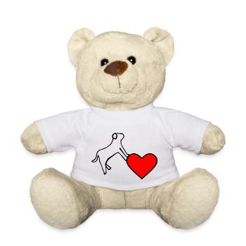 Dog lover - Teddy Bear - white - Front