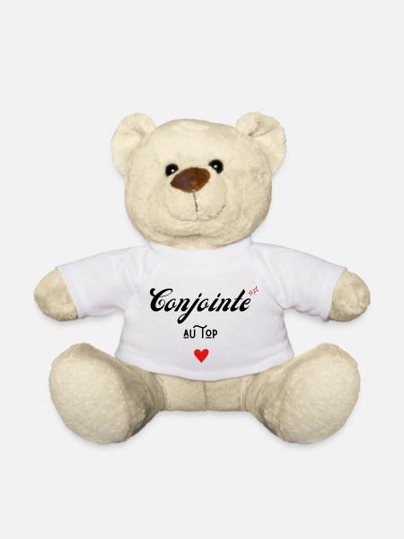 conjointe au top idée cadeau - Nounours - blanc