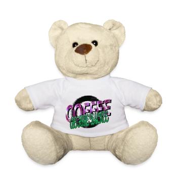 birthday present idea roastedbeans caffeine - Teddy - Weiß - Vorne