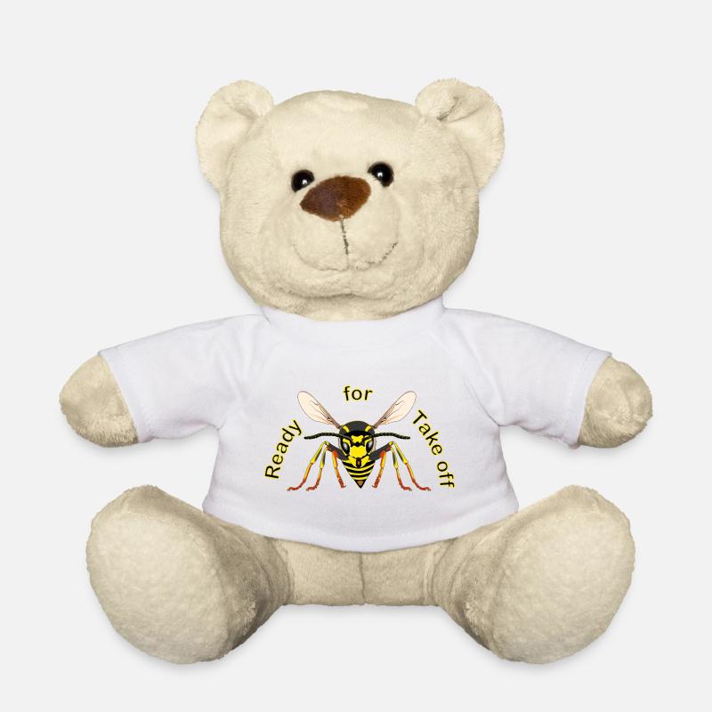 Wespe Ready for Take off - Teddy - Weiß