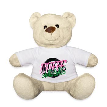anniversary bow tie pet cat birthday funny jokes - Teddy Bear - white - Front