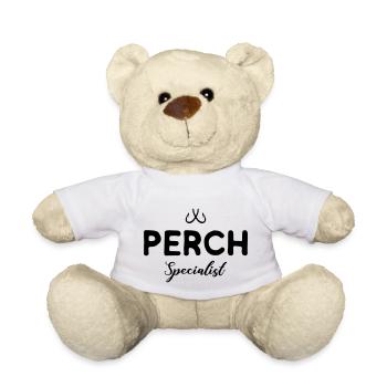 Perch Specialist, Angeln, Angler, Barsch - Teddy - Weiß - Vorne