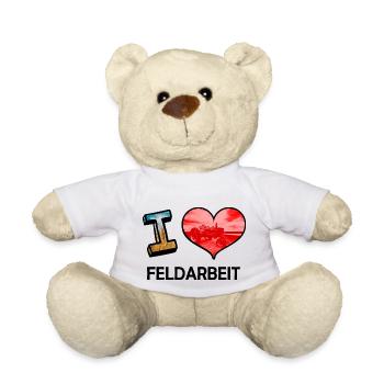 I ♥ Feldarbeit - Teddy - Weiß - Vorne