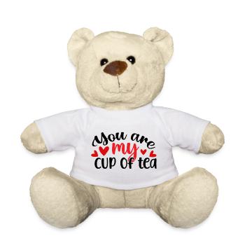 Tu es ma tasse de thé - Nounours - blanc - Devant