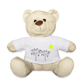 Palmen - Teddy - Weiß - Vorne