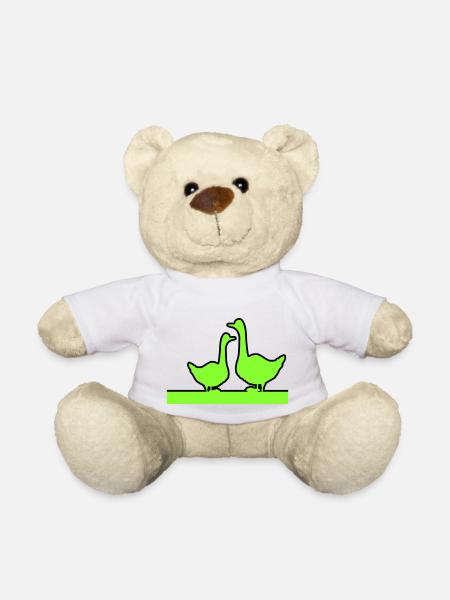 Oies - Nounours - blanc