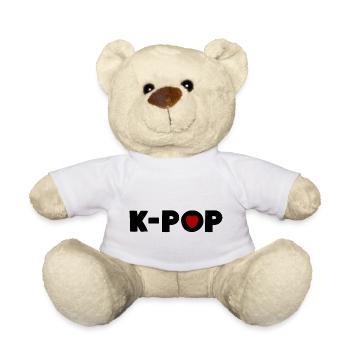 K-Pop Amateur de musique pop coréenne - Nounours - blanc - Devant