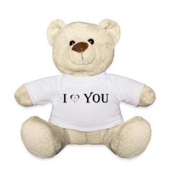 Je t’aime - Nounours - blanc - Devant