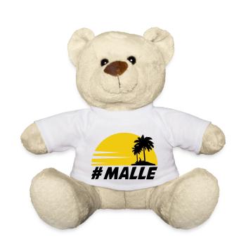malle - Teddy Bear - white - Front