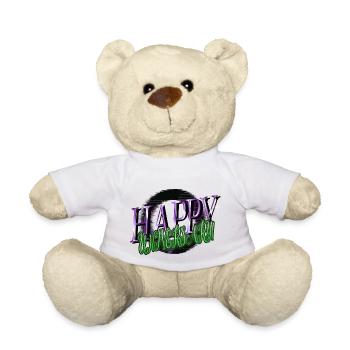 believe space travel birthday present idea - Teddy Bear - white - Front