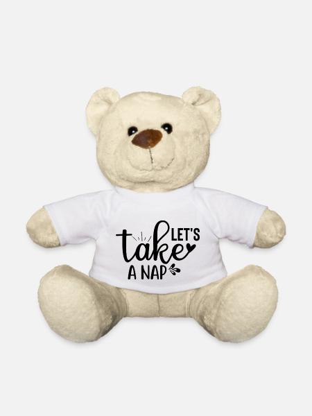 Let´s Take a Nap - Teddy - Weiß