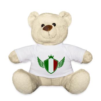 Italy Coat of Arms - Teddy Bear - white - Front