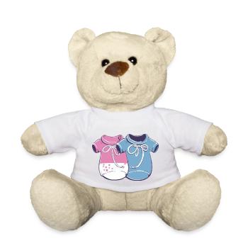 Baby-Outfits - Teddy - Weiß - Vorne