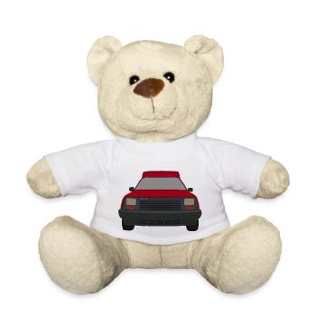 Fourgonnette Oldtimer Van Car - Nounours - blanc - Devant