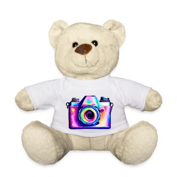 Photographer Funny Photographing Camera Photographers - Teddy Bear - white - Front