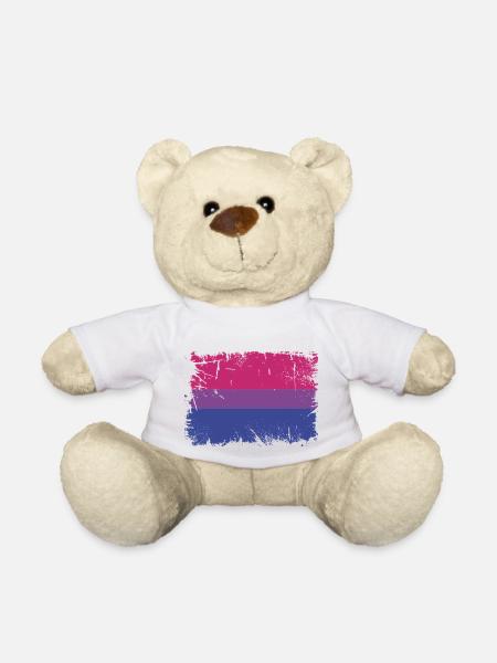 Bisexual Pride Flag - Teddy - Weiß