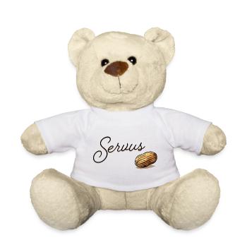 Serius Mandel Script Design - Teddy Bear - white - Front