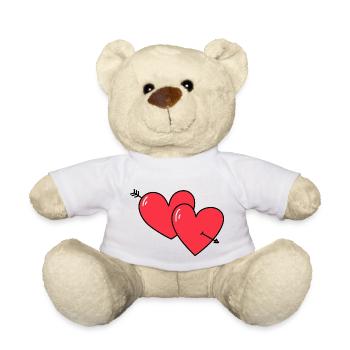 HERZEN - Teddy - Weiß - Vorne