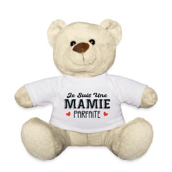 Je Suis Une Mamie Parfaite - Nounours - blanc - Devant