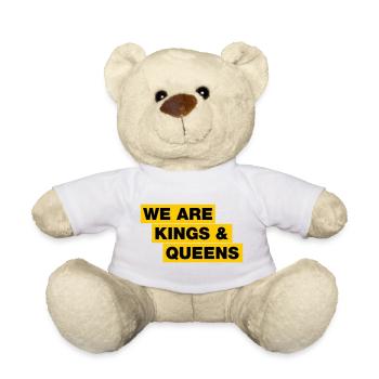 Nous sommes rois et reines - Nounours - blanc - Devant