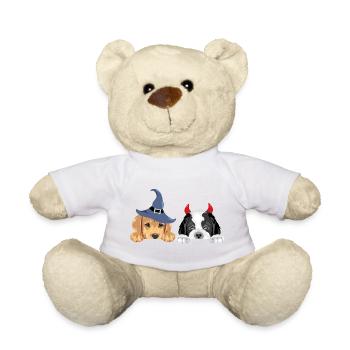 Chiots Golden Retriever et Saint Bernard - Nounours - blanc - Devant