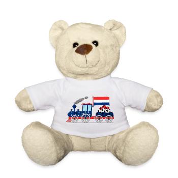 Holland Flag Football Railway - Teddy Bear - white - Front