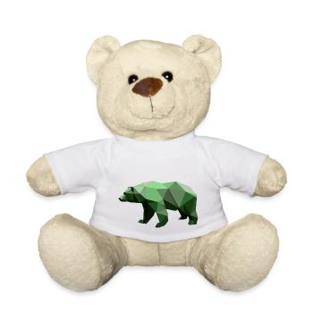 Ours, Polygone, Randonnée, Arbres, Animaux, Nature sauvage, Nature, Vert - Nounours - blanc - Devant