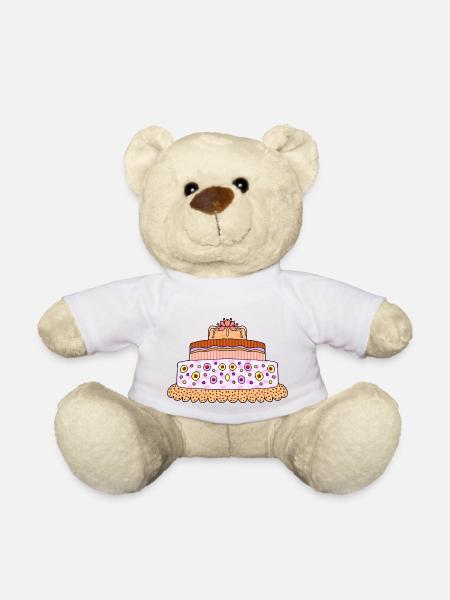 Gâteau - Nounours - blanc