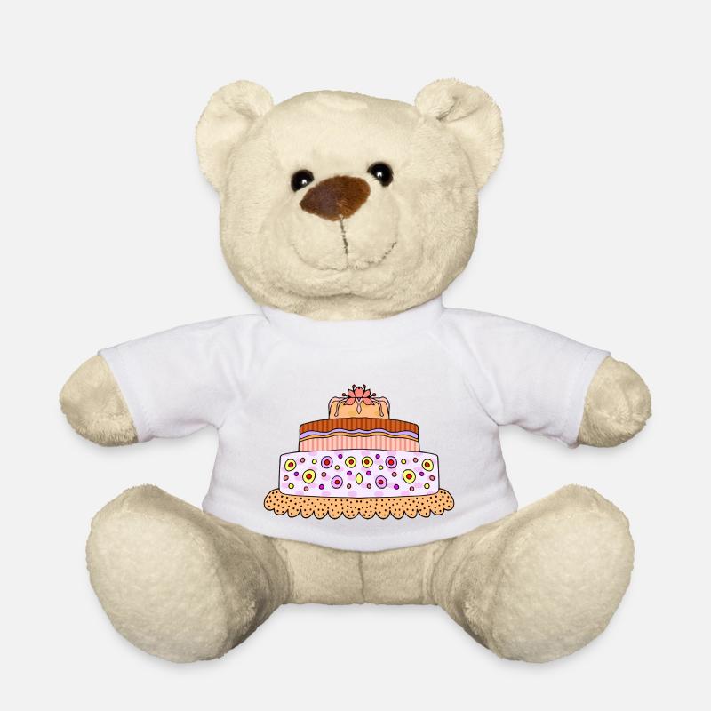 Gâteau - Nounours - blanc