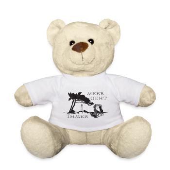 Meer geht immer - Teddy - Weiß - Vorne