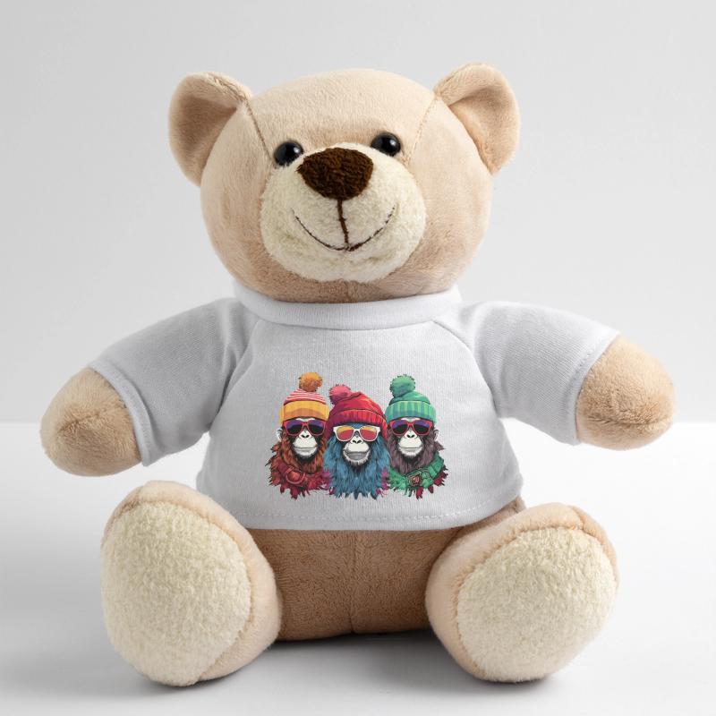 Singes de Noël moches Nounours