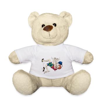 Crashing climber - Teddy Bear - white - Front