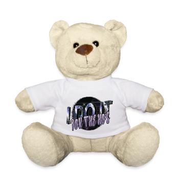 Christmas Tree Geek Beach Funny Quote Jokes Fun - Teddy Bear - white - Front