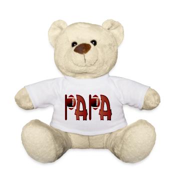 PAPA AMERICAN FOOTBALL VATER - Teddy - Weiß - Vorne
