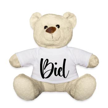 Nom - Bienne - Nounours - blanc - Devant