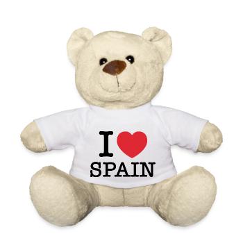 Ich liebe Spanien | Spanien | I Herz Spanien - Teddy - Weiß - Vorne
